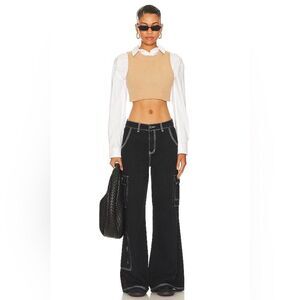 Women’s Superdown Black Cargo Jeans